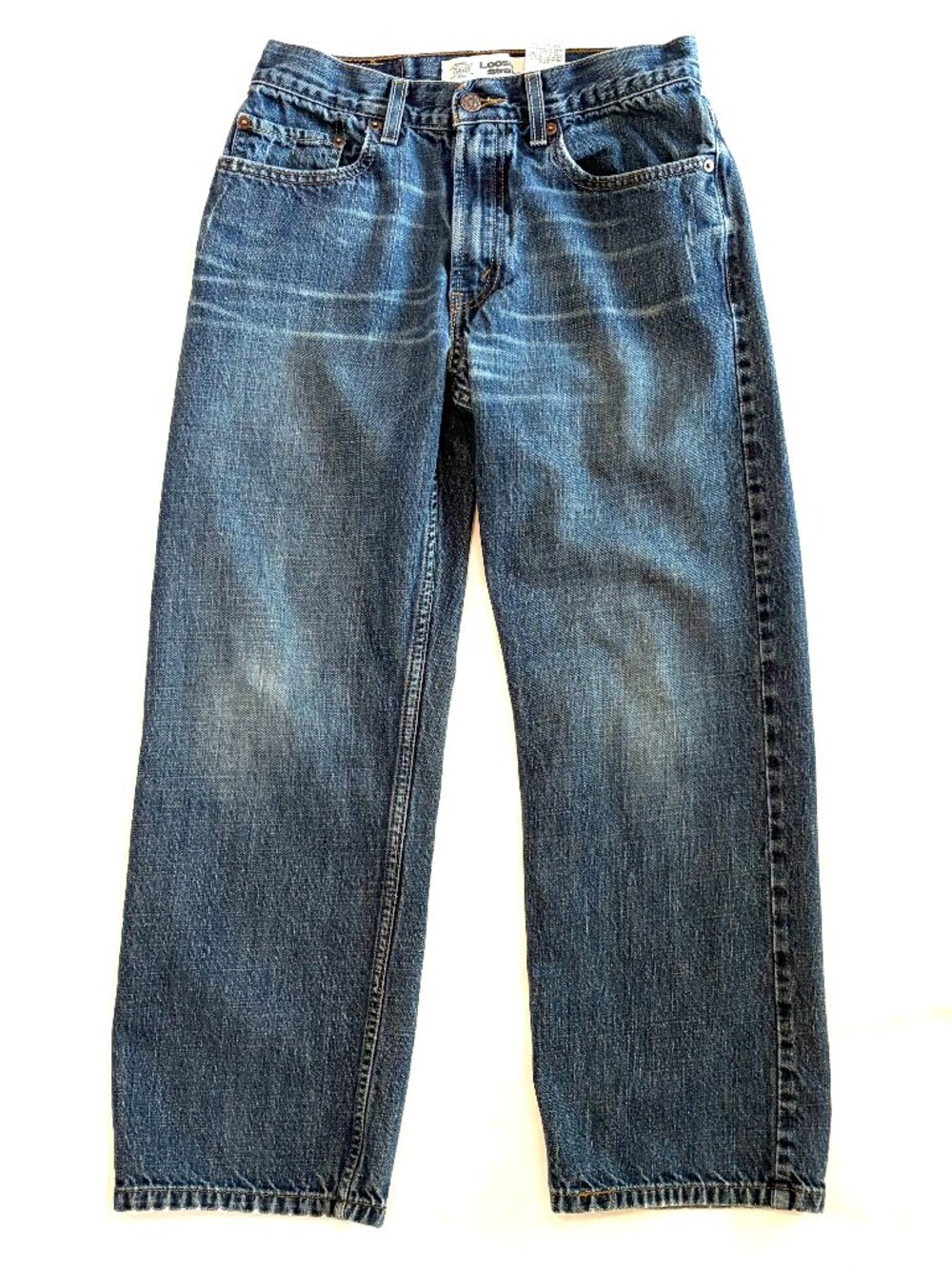 Levis 569 blue jeans 26 loose straight